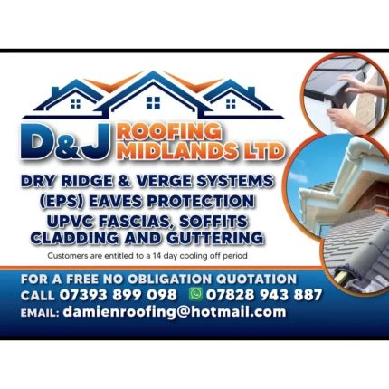 Logo de D and J Roofing Midlands Ltd