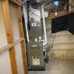 Air handler and heat pump install