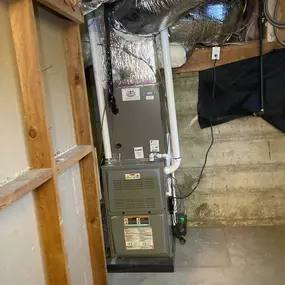 Air handler and heat pump install