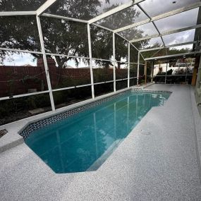 Pool deck coating