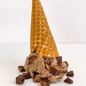 Upgrade your cone with heavenly brownie pieces for an extra sweet treat!