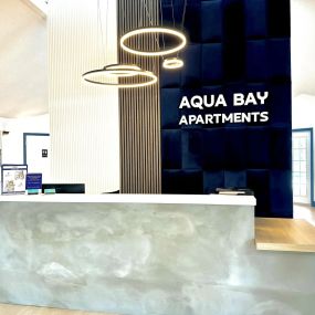 Aqua Bay Apartments lobby