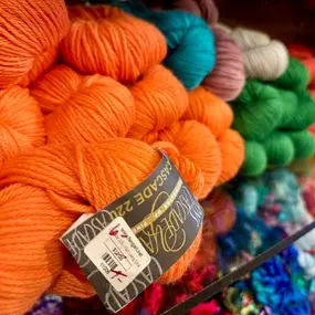 Our Semi-Annual Clearance Sale just entered a new round of markdowns!  Most sale yarns now 50% off, and other are *at least* 75% off.  
Do you like novelty yarns?  We've got a treasure chest full of them for just $2/ball, plus a rack of sealed bags of 10 for just $10/bag!
https://fengari.net/collections/clearance