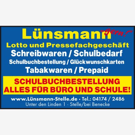 Logo von Lünsmann Lotto und Pressefachgeschäft Inh. Jens Lünsmann