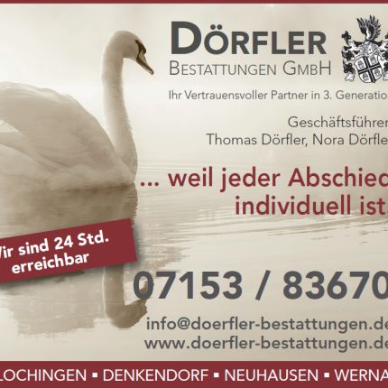 Logo von Dörfler Bestattungen GmbH - Nora Dörfler