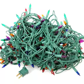 Multi-color string lights for the holidays