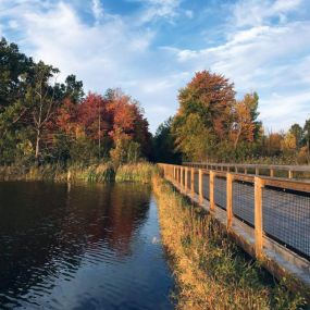 West Bloomfield Trail is only steps away, leading to the West Bloomfield Woods Nature Preserve and over six miles of scenic views and peaceful relaxation