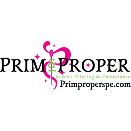 Logo from Prim & Proper Screen Printing and Embroidery