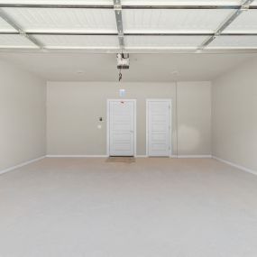 an empty garage