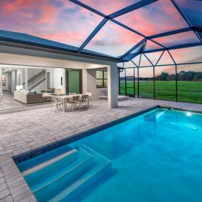 Enjoy the Florida lifestyle with outdoor living spaces