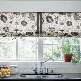 Enhance your home with the timeless elegance of Roman Shades! These versatile window treatments offer a sophisticated look while providing excellent light control and privacy. Available in a variety of fabrics and styles, Roman Shades can be customized to match any decor. Contact us today to explore