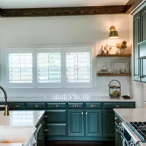 Whether modern or traditional, shutters add a crisp, finished look to any space. Plus, they’re durable and easy to maintain!