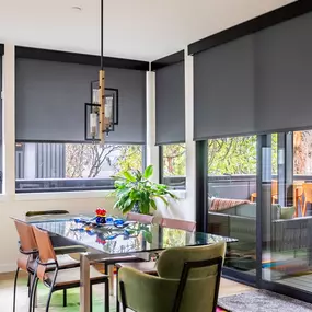 Control your shades with your phone or voice assistant. ???????? Our smart solutions bring comfort and convenience to every room. Ask about integrating your shades into your smart home today!