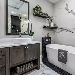 DreamMaker specializes in Bathroom Remodeling! Call Today for your free consultation.