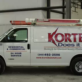 Korte Does It All, Inc. work van