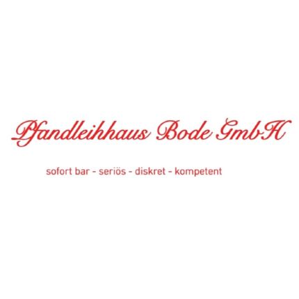 Logo od Pfandleihhaus Bode GmbH