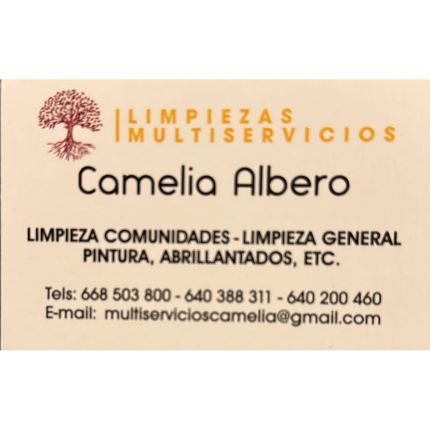 Logo van Multiservicios Camelia Albero