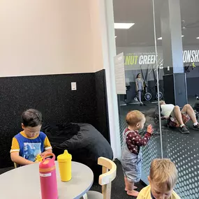 Child-Friendly Gym Experience with Child Watch