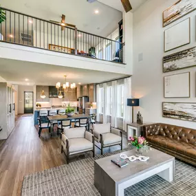 Estates at Stacy Crossing Model Living Area