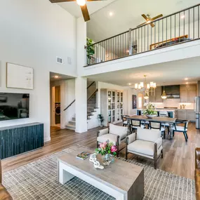 Estates at Stacy Crossing Model Living Area