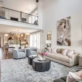 Watson Branch Model Home Living Area