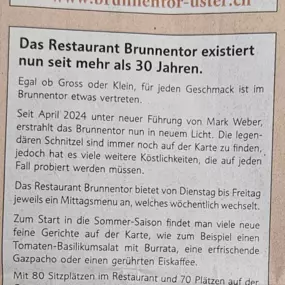 Bild von Restaurant Brunnentor Uster