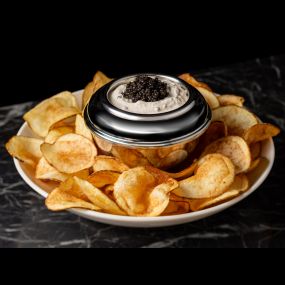 Indulge in our caramelized onion and caviar dip served with housemade chips, made exclusively for the Wagyu & Wine event. Join us now through November 1.