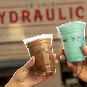 Ice Cold Hydraulics Restaurant Kiosk Sign in Disney's Hollywood Studios