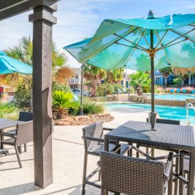 Cabana with Outdoor Grilling Station.