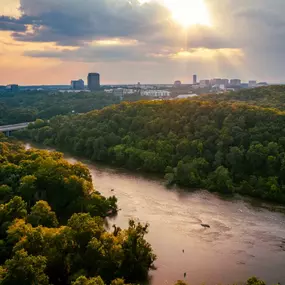 Take in the views of the nearby Chattahoochee River