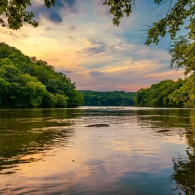 Take in the views of the nearby Chattahoochee River