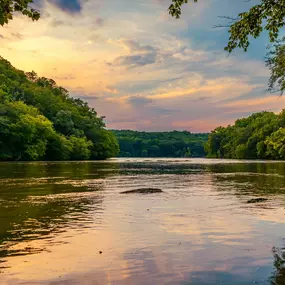 Take in the views of the nearby Chattahoochee River