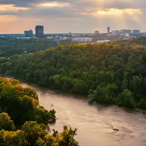 Take in the views of the nearby Chattahoochee River