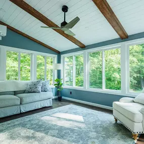 Beautiful sunroom built by Villandry Home & Outdoor Living