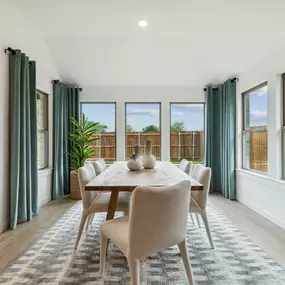 Dove Hollow Model Dining Room Photo by Trophy Signature Homes.