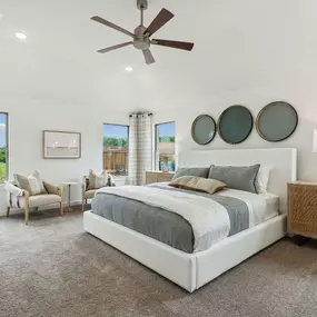 Dove Hollow Model Primary Suite Photo by Trophy Signature Homes.