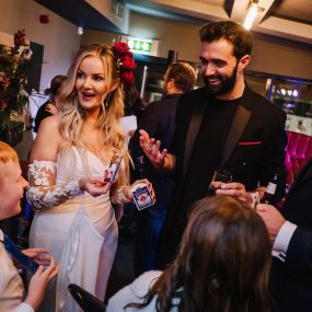 Jack Shields Professional Wedding Magician Unbelievable Wedding Entertainment for friends and Family at Wedding In Lancashire and the North West of England Near Me Magical Entertainment Wedding Host Magic