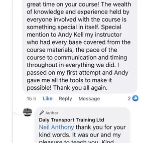 Bild von Daly Transport Training Ltd