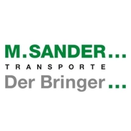 Logotyp från M. Sander Transporte ... Der Bringer ...