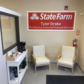 Make yourself comfortable in our waiting room area!