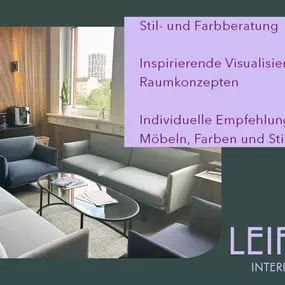 Stil- und Farbberatung

Inspirierende Visualisierung von Raumkonzepten

Individuelle Empfehlung von Möbeln, farben und Stilelementen