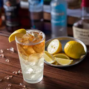 Cheddar’s Long Island Iced Tea: House liquors, sweet & sour and a splash of Coca-Cola.