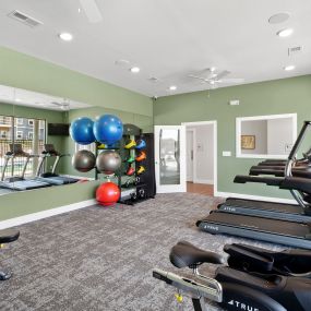 the community fitness room