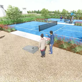 Outdoor recreation space Rendering