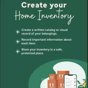Having a detailed home inventory is the easiest way to speed up recovery in a disaster. Creating a video walkthrough of your home or a detailed list of your belongings can save you hassle later.