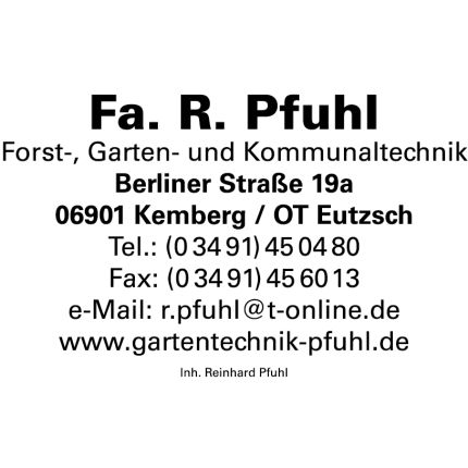 Logotyp från Reinhard Pfuhl