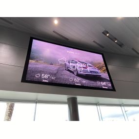 Large Scale FX2 Indoor P2.5 / P2.6 2.5mm or 2.6mm  LED Video Wall for Porsche . Garage Showroom LED Signs / LED Video Walls by Smart LED, inc. Highest Quality Trusted LED Supplier for more than 15 Years!  800-1200 NITs Brightness!
