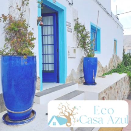 Logótipo de Eco Casa Azul Vacaciones