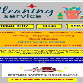 Bild von Spotless Carpet & House Cleans Ltd