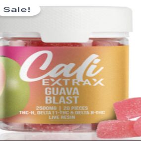 Cali Extrax Gummies, Guava Blast.